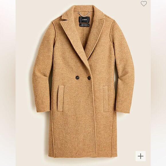 J.Crew Daphne Topcoat In Italian Boiled Wool - Picture 1 of 6
